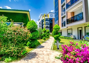 شقة 2 + 1 مع أثاث في مجمع راقي في ليمان