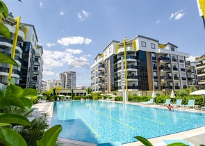 شقة 2 + 1 مع أثاث في مجمع راقي في ليمان