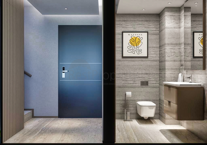 شقق 1 + 1 ، 2 + 1.3 + 1.4 + 1 في مجمع مريح في منطقة لارا - أنطاليا