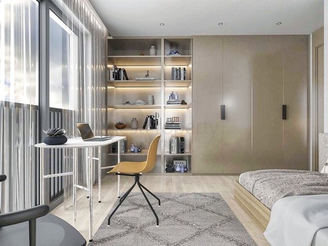 شقق 1 + 1 ، 2 + 1.3 + 1.4 + 1 في مجمع مريح في منطقة لارا - أنطاليا