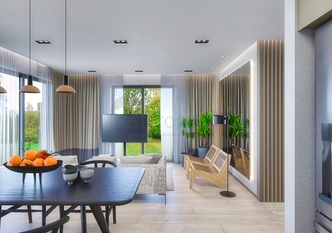 شقق 1 + 1 ، 2 + 1.3 + 1.4 + 1 في مجمع مريح في منطقة لارا - أنطاليا