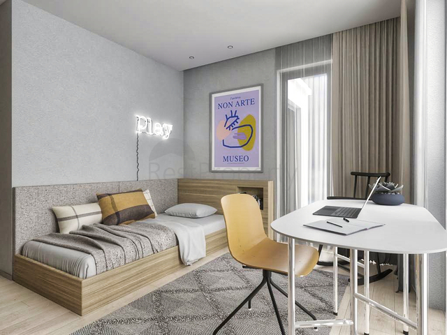 شقق 1 + 1 ، 2 + 1.3 + 1.4 + 1 في مجمع مريح في منطقة لارا - أنطاليا