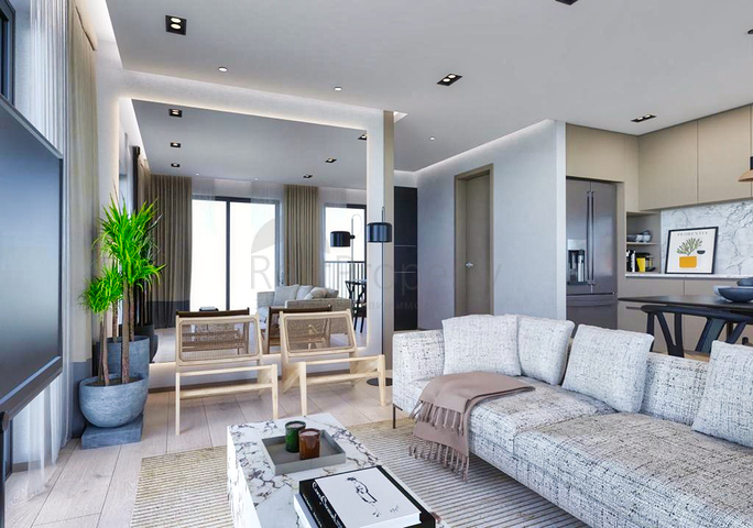 شقق 1 + 1 ، 2 + 1.3 + 1.4 + 1 في مجمع مريح في منطقة لارا - أنطاليا