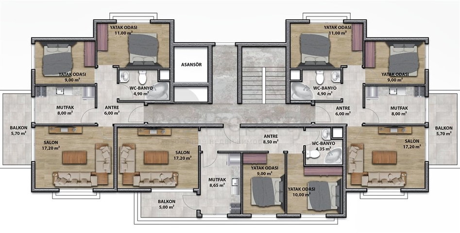 مشروع بناء جديد في ألتنتاش - أنطاليا