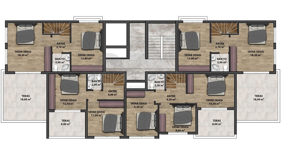 مشروع بناء جديد في ألتنتاش - أنطاليا