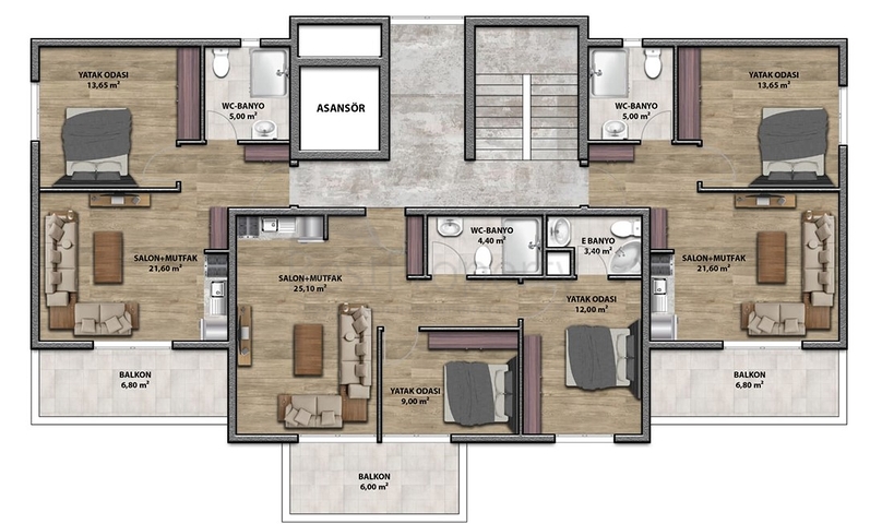 مشروع بناء جديد في ألتنتاش - أنطاليا