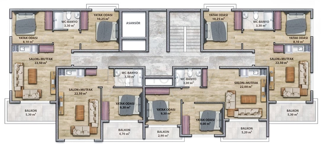 مشروع بناء جديد في ألتنتاش - أنطاليا