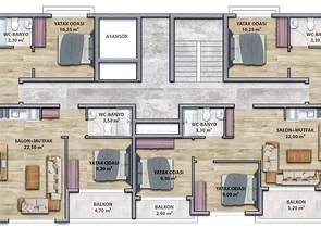 مشروع بناء جديد في ألتنتاش - أنطاليا