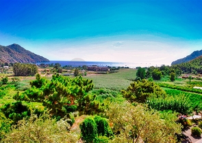 فيلا رائعة منفصلة للبيع مطلة على البحر في أنطاليا - كيمير