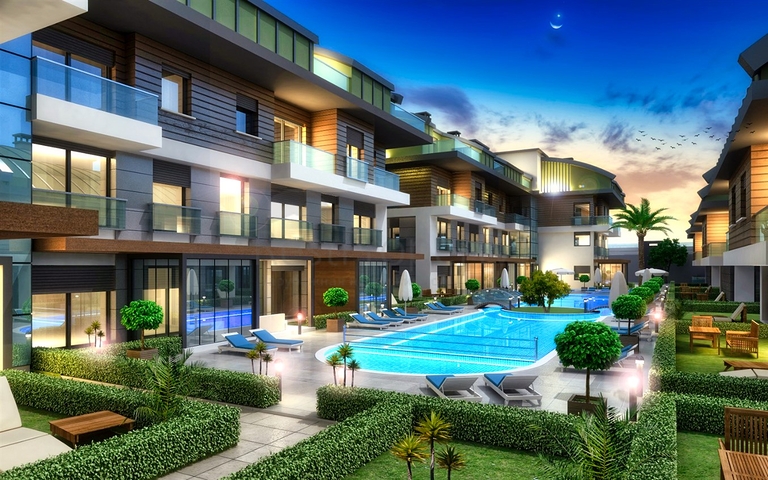 مجمع سكني جديد ببنية تحتية غنية في منطقة لارا