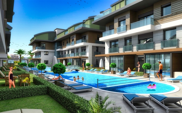 مجمع سكني جديد ببنية تحتية غنية في منطقة لارا