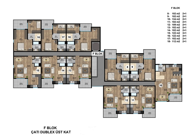 مجمع سكني جديد ببنية تحتية غنية في منطقة لارا