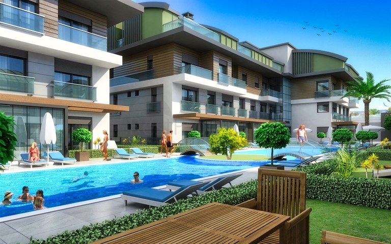 مجمع سكني جديد ببنية تحتية غنية في منطقة لارا