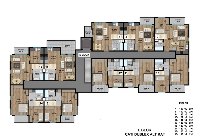 مجمع سكني جديد ببنية تحتية غنية في منطقة لارا