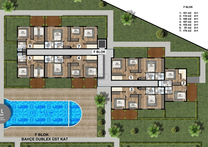 مجمع سكني جديد ببنية تحتية غنية في منطقة لارا