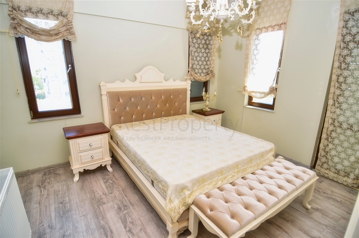 شقة فسيحة 3 + 1 في لارا أنطاليا مطلة على البحر