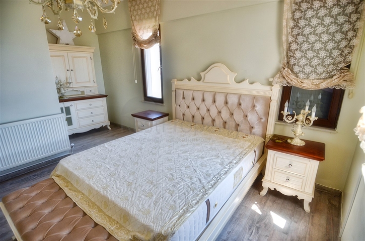 شقة فسيحة 3 + 1 في لارا أنطاليا مطلة على البحر