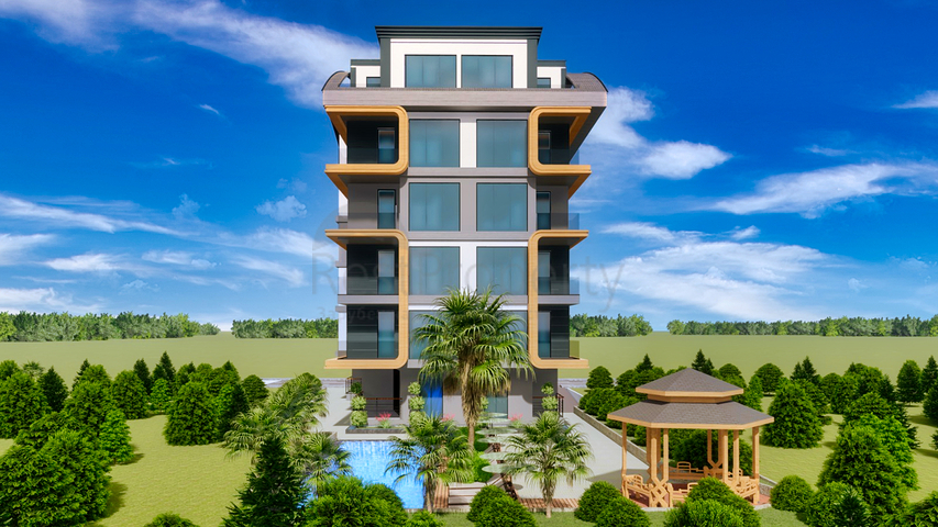 شقق 2 + 1 و 3 + 1 في مجمع جديد من المطور مراد باشا / انطاليا