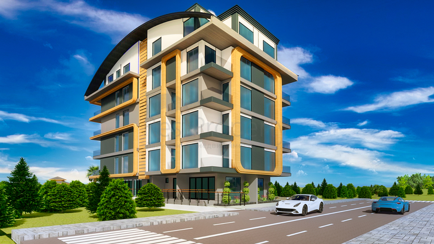 شقق 2 + 1 و 3 + 1 في مجمع جديد من المطور مراد باشا / انطاليا