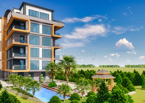 شقق 2 + 1 و 3 + 1 في مجمع جديد من المطور مراد باشا / انطاليا