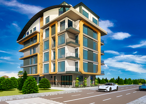 شقق 2 + 1 و 3 + 1 في مجمع جديد من المطور مراد باشا / انطاليا