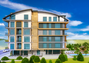 شقق 2 + 1 و 3 + 1 في مجمع جديد من المطور مراد باشا / انطاليا