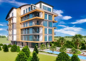 شقق 2 + 1 و 3 + 1 في مجمع جديد من المطور مراد باشا / انطاليا