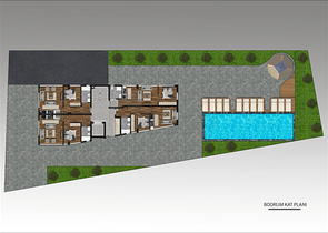 شقق 2 + 1 و 3 + 1 في مجمع جديد من المطور مراد باشا / انطاليا