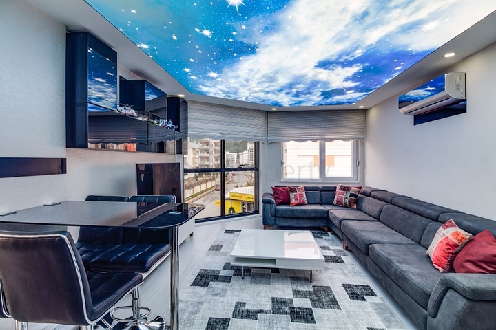 شقة فاخرة 2 + 1 مع أثاث في كونيالتي ، ساريسو