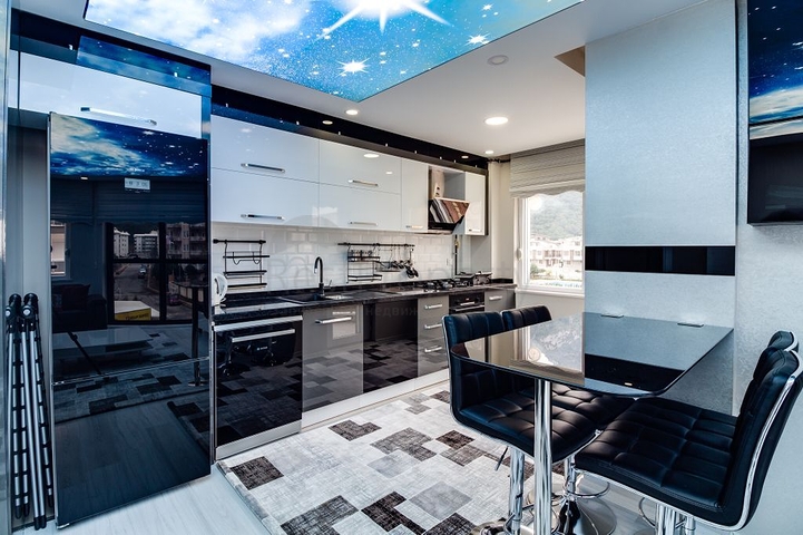 شقة فاخرة 2 + 1 مع أثاث في كونيالتي ، ساريسو