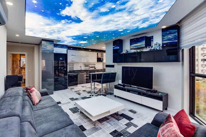 شقة فاخرة 2 + 1 مع أثاث في كونيالتي ، ساريسو