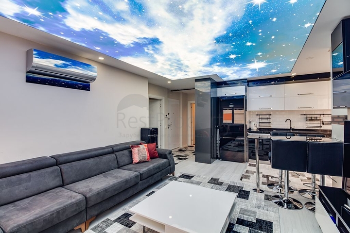 شقة فاخرة 2 + 1 مع أثاث في كونيالتي ، ساريسو