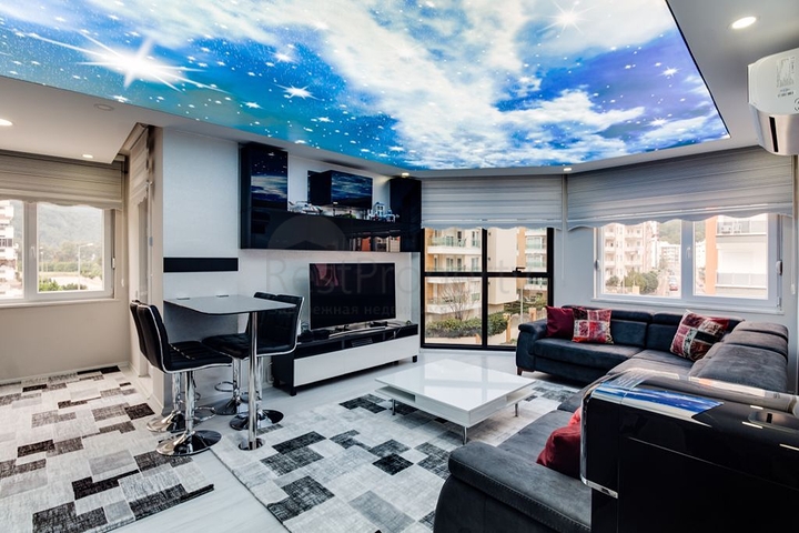 شقة فاخرة 2 + 1 مع أثاث في كونيالتي ، ساريسو