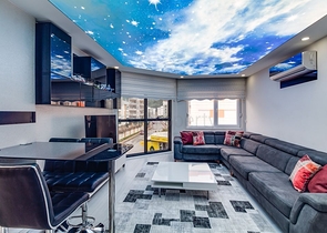 شقة فاخرة 2 + 1 مع أثاث في كونيالتي ، ساريسو