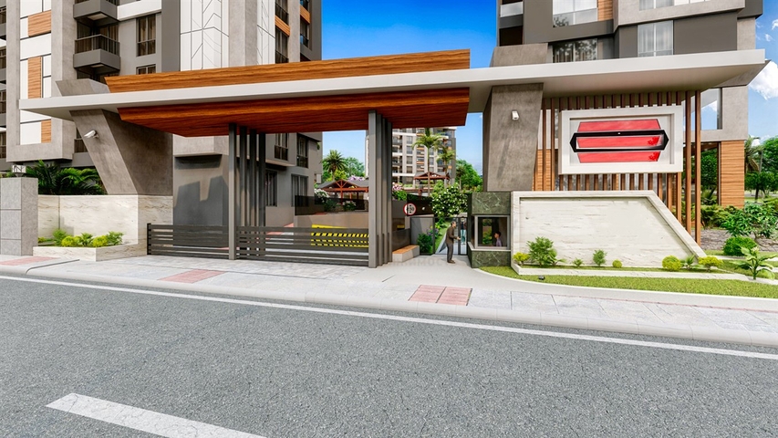 شقق 3 + 1 في مجمع جديد من المطور كيبيز / انطاليا