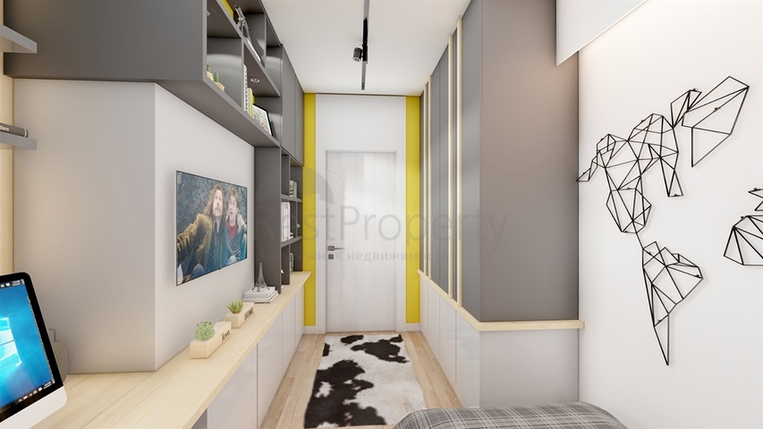 شقق 3 + 1 في مجمع جديد من المطور كيبيز / انطاليا