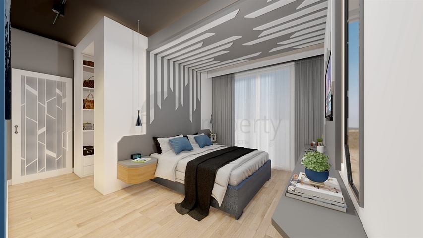 شقق 3 + 1 في مجمع جديد من المطور كيبيز / انطاليا