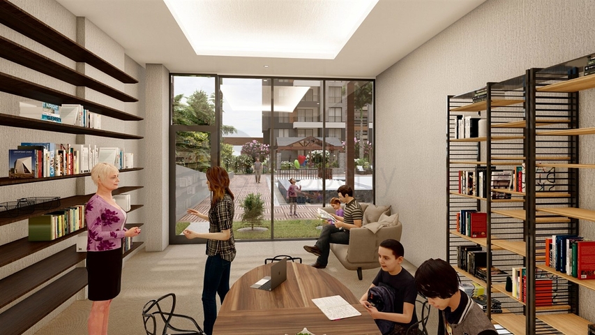 شقق 3 + 1 في مجمع جديد من المطور كيبيز / انطاليا