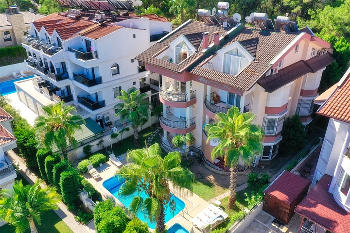 شقة 3 + 1 في منطقة خلابة في كيمير - أنطاليا