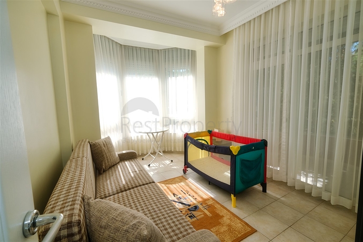 شقة 3 + 1 في منطقة خلابة في كيمير - أنطاليا