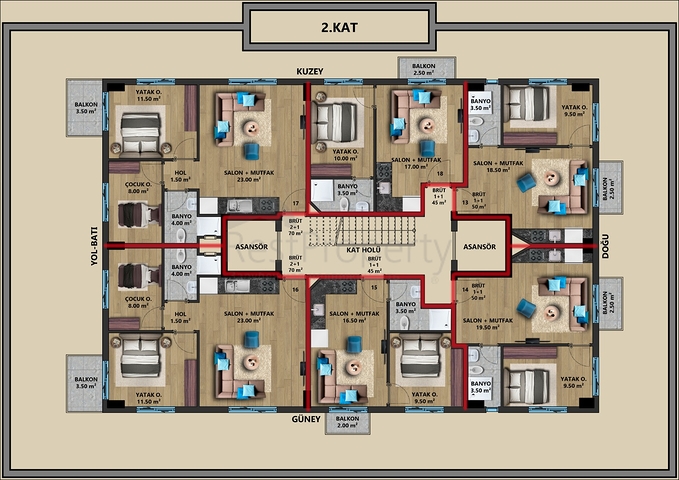 مشروع استثماري جديد في وسط مدينة أنطاليا