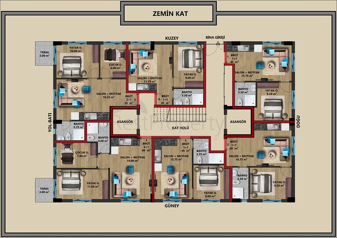 مشروع استثماري جديد في وسط مدينة أنطاليا