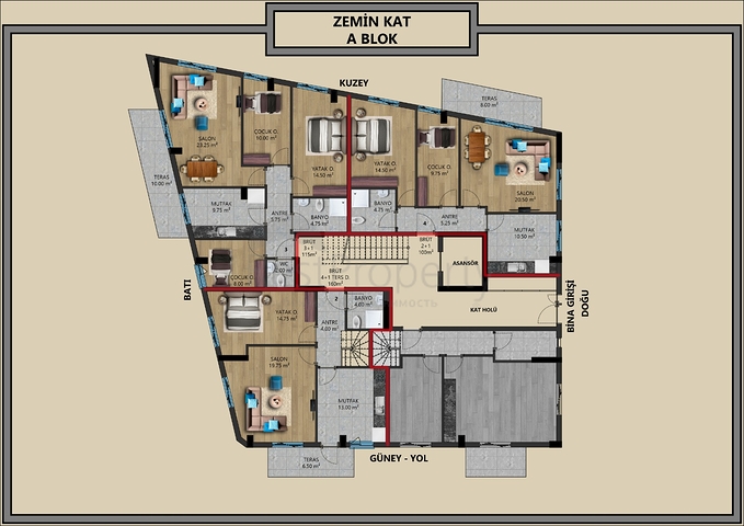 مشروع استثماري جديد في وسط مدينة أنطاليا