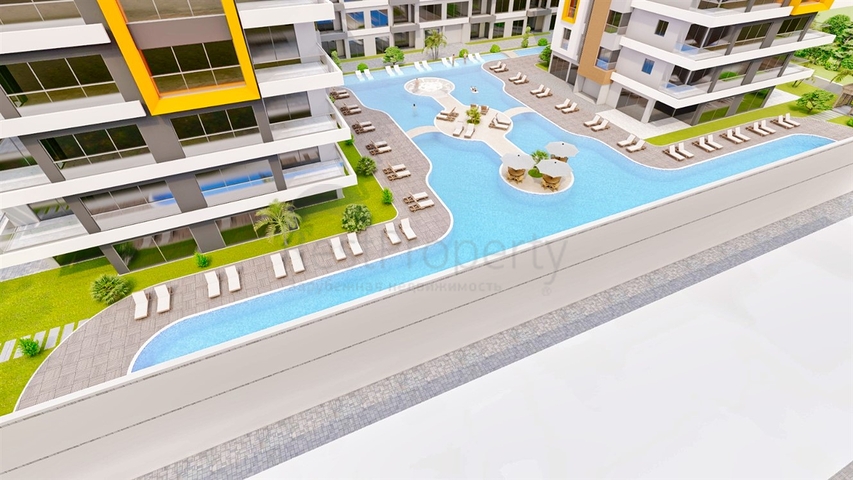 مشروع استثماري بإطلالة مميزة في كيبيز - أنطاليا