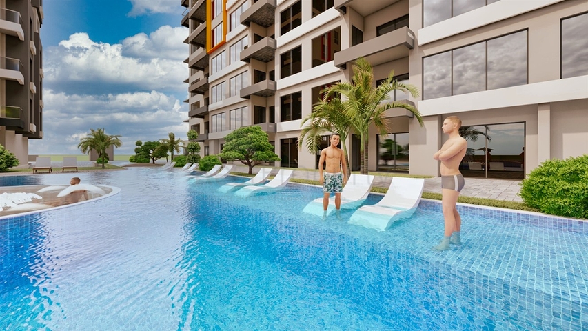 مشروع استثماري بإطلالة مميزة في كيبيز - أنطاليا