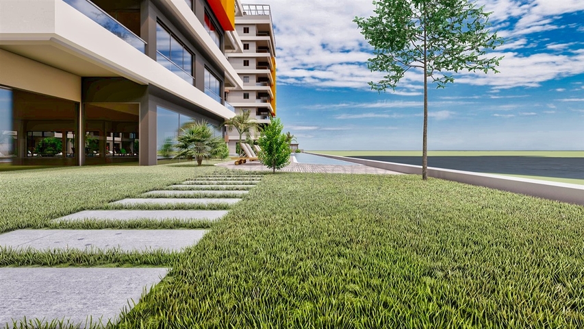 مشروع استثماري بإطلالة مميزة في كيبيز - أنطاليا