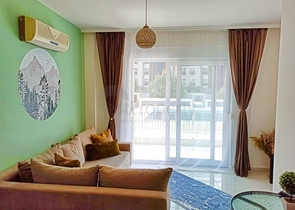 شقة 1 + 1 في منطقة هورما - أنطاليا