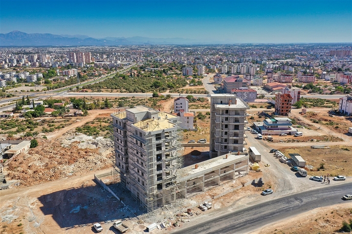 شقق 2 + 1 ، 3 + 1 في منطقة كيبيز - أنطاليا