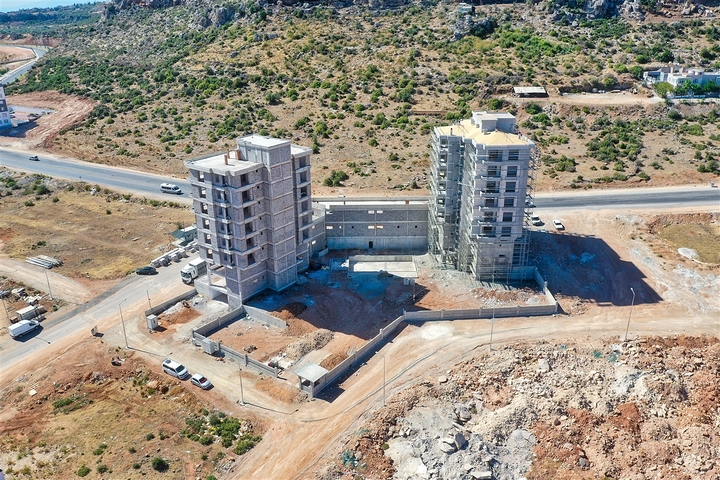 شقق 2 + 1 ، 3 + 1 في منطقة كيبيز - أنطاليا