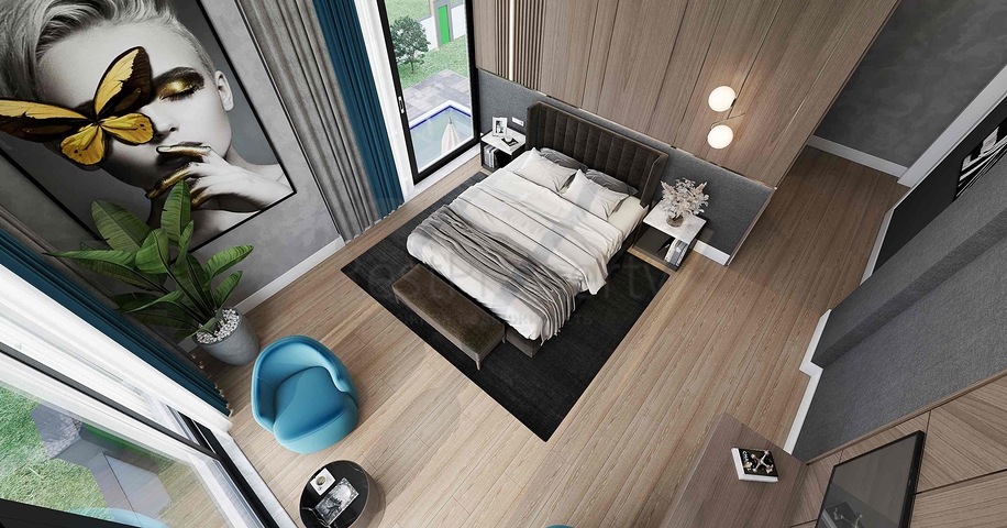 للبيع فيلا مخطط 3 + 1 في منطقة دوشيميالتي - انطاليا